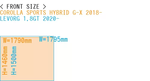 #COROLLA SPORTS HYBRID G-X 2018- + LEVORG 1.8GT 2020-